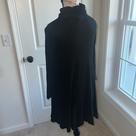 American Eagle Stretchy Cotton Dress with Turtleneck - Picture 3 of 5